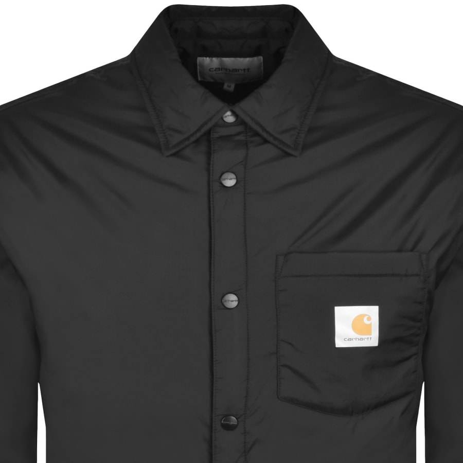 Image number 2 for Carhartt WIP Kandler Padded Overshirt Black