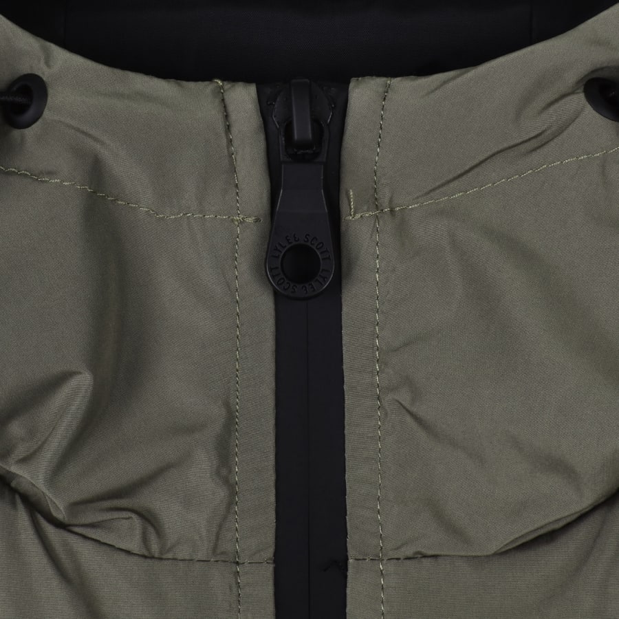Image number 4 for Lyle And Scott Windbreaker Jacket Khaki