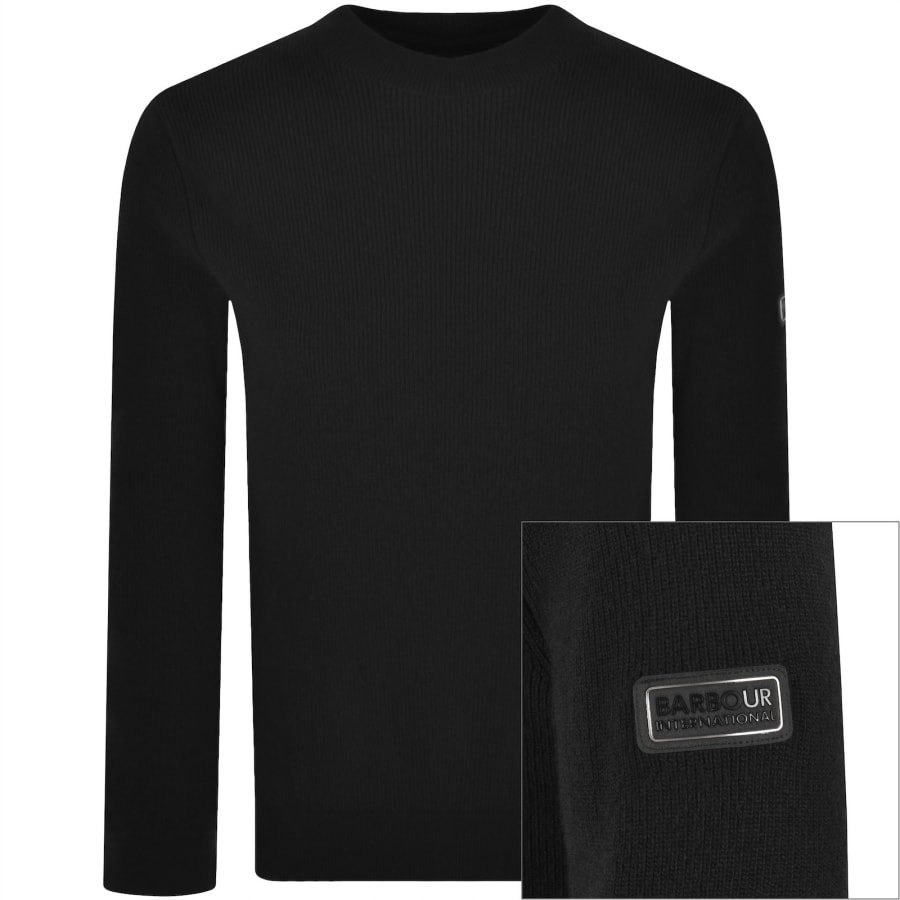 Image number 1 for Barbour International Crawley Jumper Black