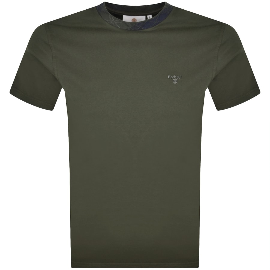 Image number 1 for Barbour Stanford T Shirt Sage Green
