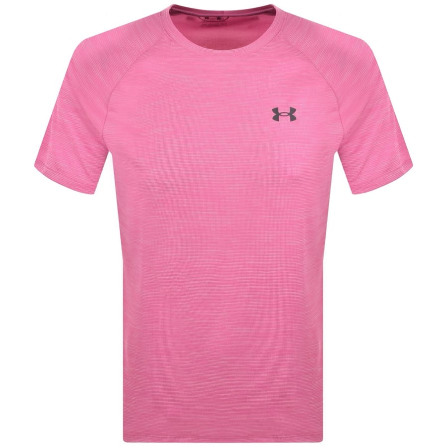 Image number 2 for Under Armour Tech Textured Shorts Set Pink