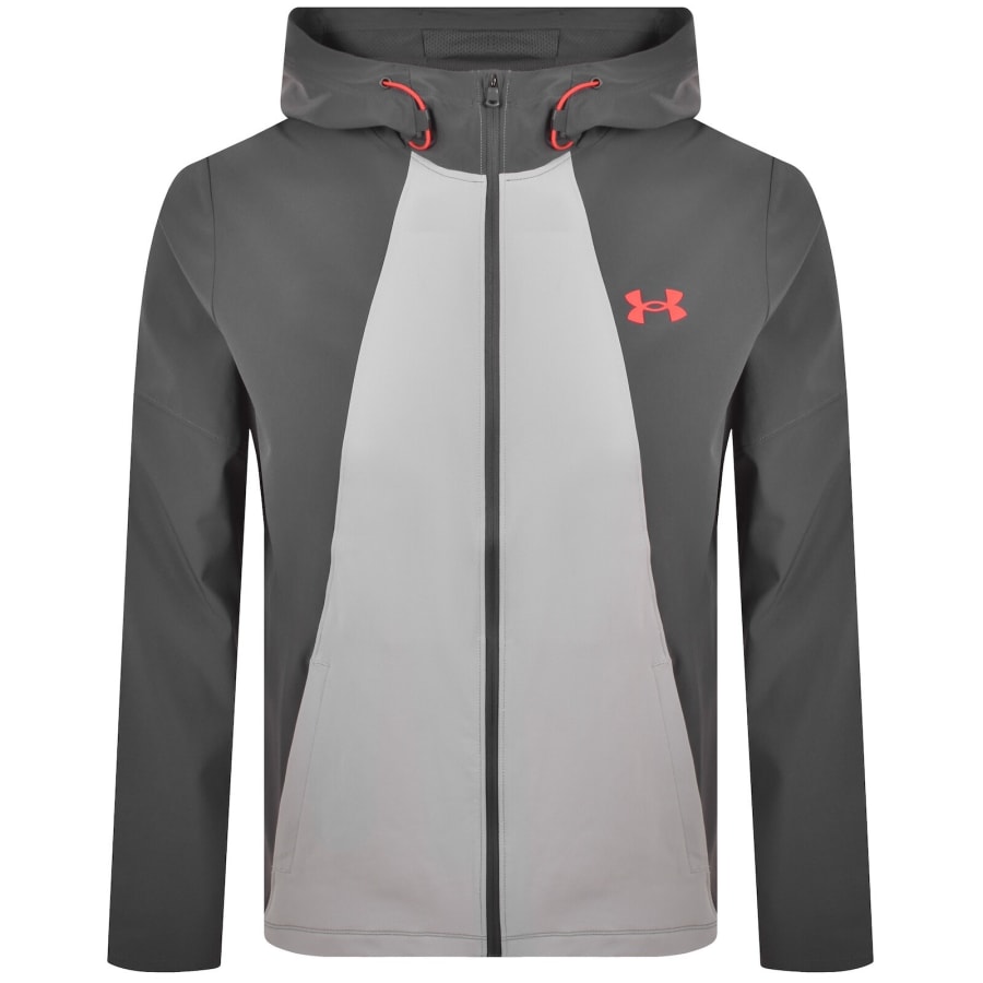 Image number 2 for Under Armour Tech Sport Jacket Set Grey
