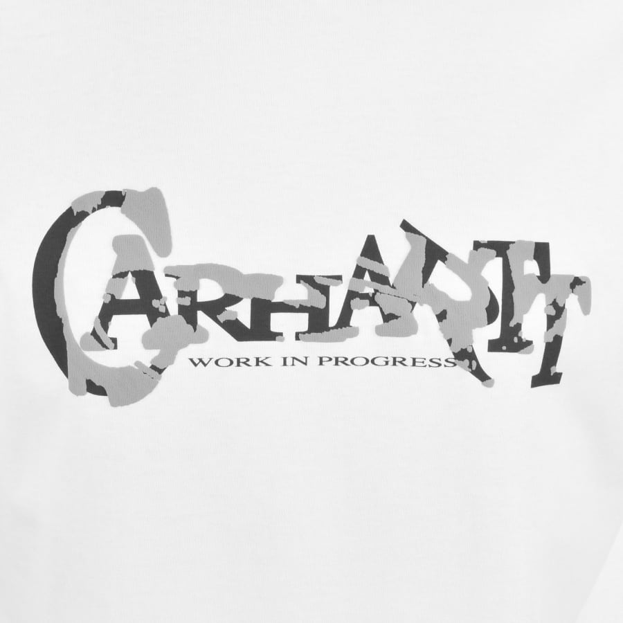 Image number 3 for Carhartt WIP Chinsel Script T Shirt White
