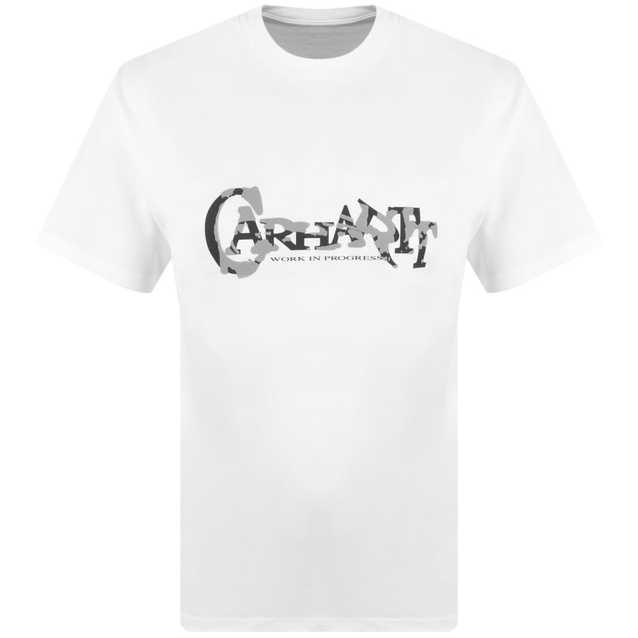 Image number 1 for Carhartt WIP Chinsel Script T Shirt White