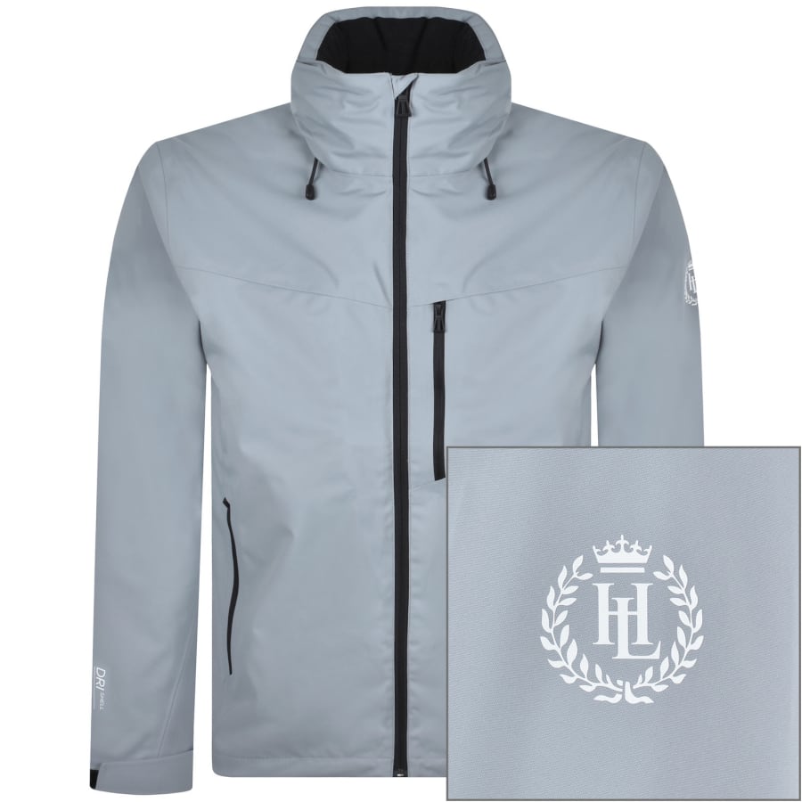 Image number 1 for Henri Lloyd Breeze Hooded Jacket Grey
