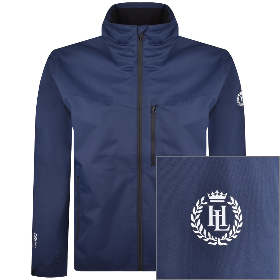 Image number 1 for Henri Lloyd Breeze Hooded Jacket Navy