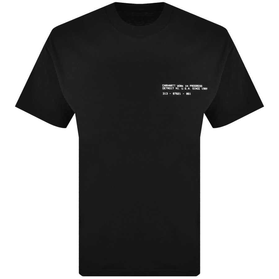 Image number 2 for Carhartt WIP Feather Progress T Shirt Black