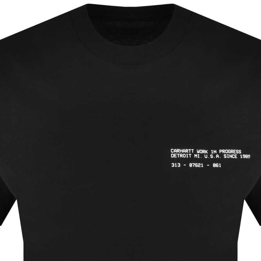 Image number 3 for Carhartt WIP Feather Progress T Shirt Black