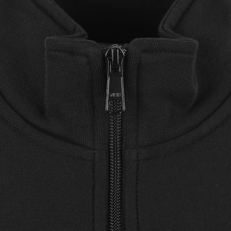 Image number 4 for Carhartt Half Zip Script Logo Sweatshirt Black