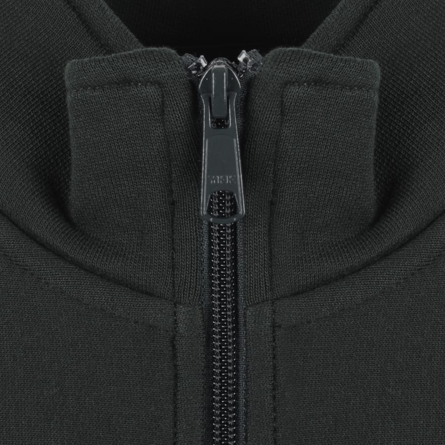 Image number 4 for Carhartt Half Zip Script Logo Sweatshirt Green