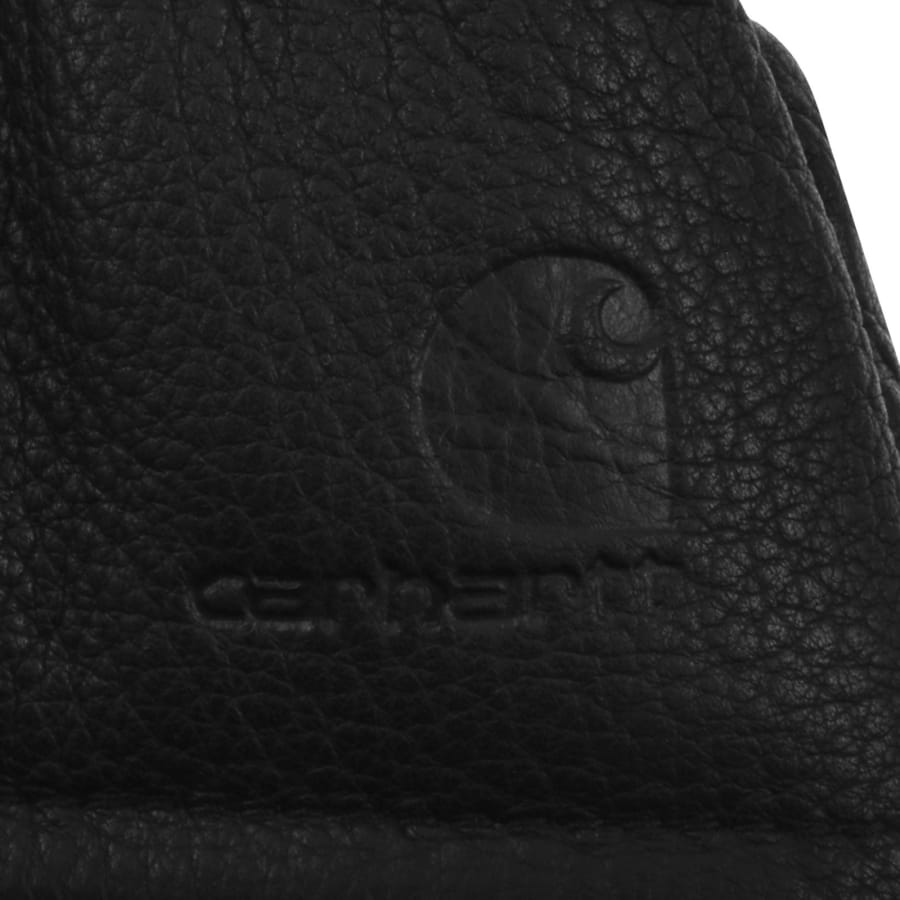Image number 3 for Carhartt WIP Fonda Leather Gloves Black