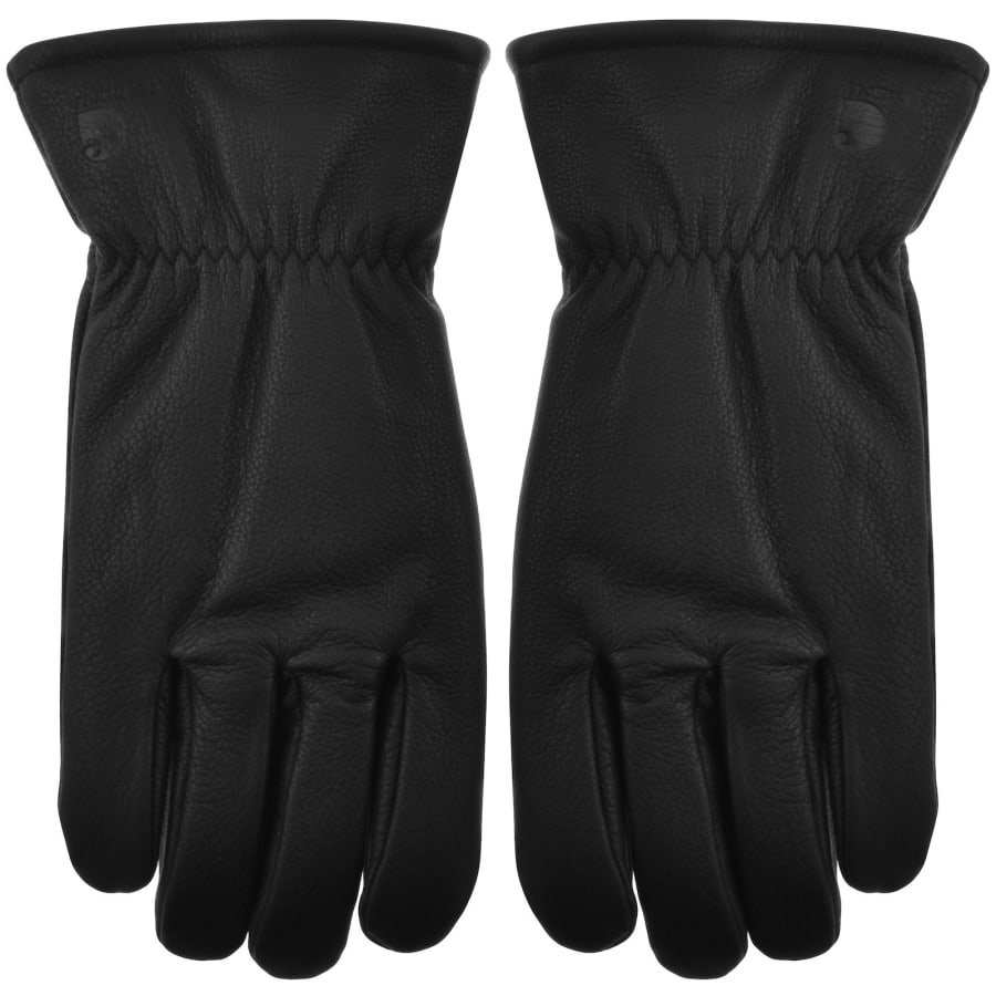 Image number 1 for Carhartt WIP Fonda Leather Gloves Black