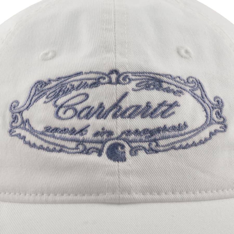 Image number 4 for Carhartt Chez WIP Cap White