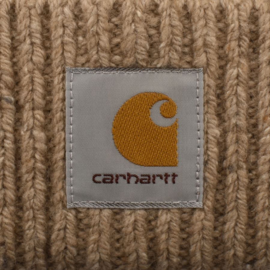 Image number 3 for Carhartt WIP Anglistic Beanie Beige