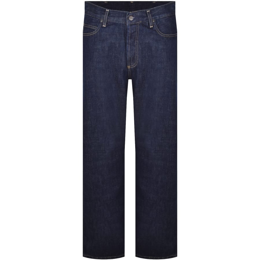 Image number 2 for Carhartt WIP Marlow Dark Wash Blue