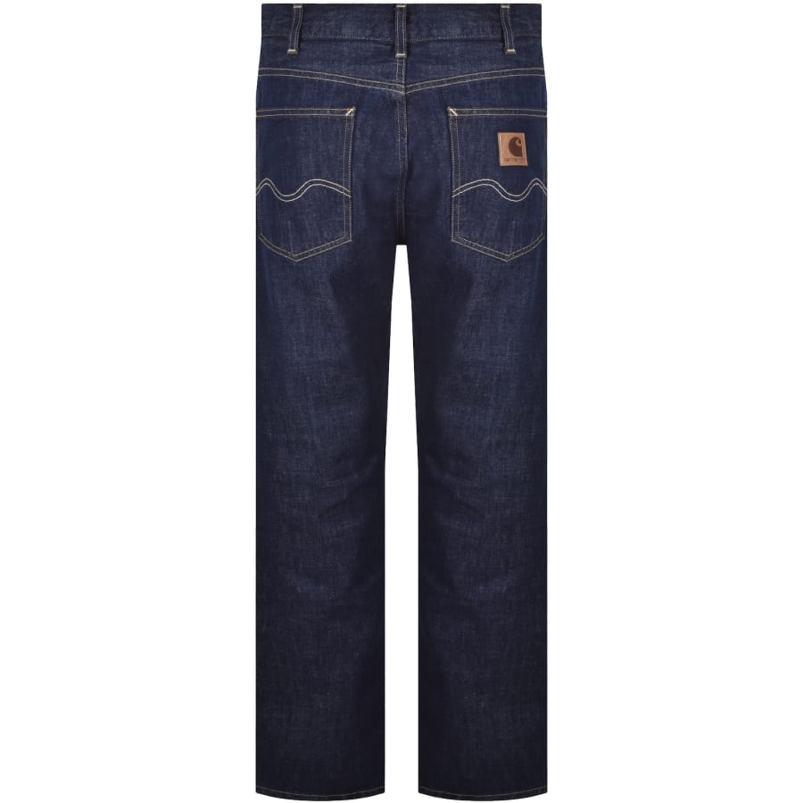 Image number 3 for Carhartt WIP Marlow Dark Wash Blue