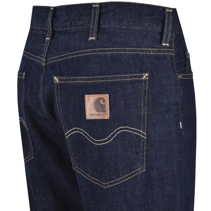 Image number 4 for Carhartt WIP Marlow Dark Wash Blue
