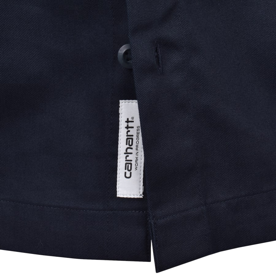 Image number 4 for Carhartt WIP Craft Long Sleeve Shirt Navy