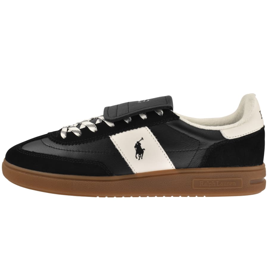 Image number 1 for Ralph Lauren Bedford Trainers Black