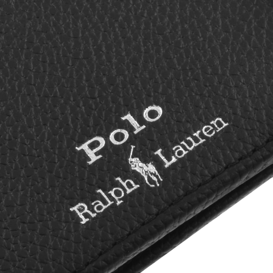 Image number 4 for Ralph Lauren Billfold Leather Wallet Black