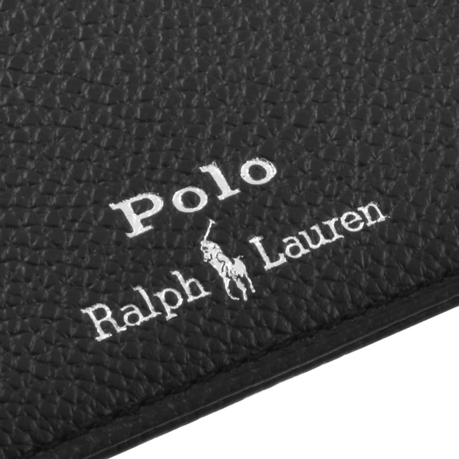 Image number 3 for Ralph Lauren Leather Card Holder Black