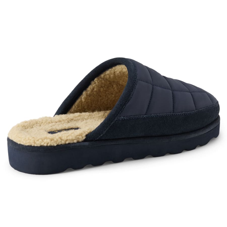 Image number 3 for Ralph Lauren Reade Scuff Slippers Navy