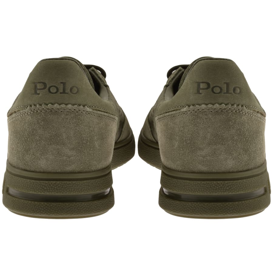 Image number 2 for Ralph Lauren Bedford Trainers Green
