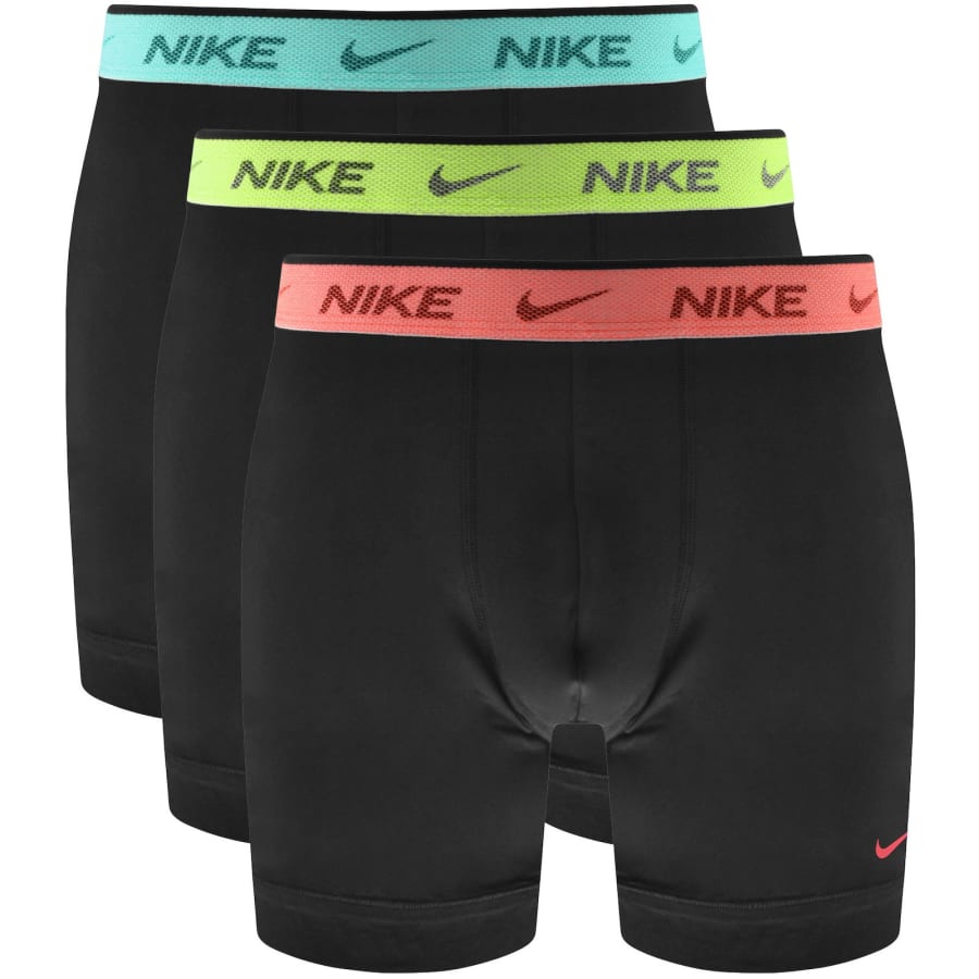 Image number 1 for Nike 3 Pack Everyday Boxer Briefs Black