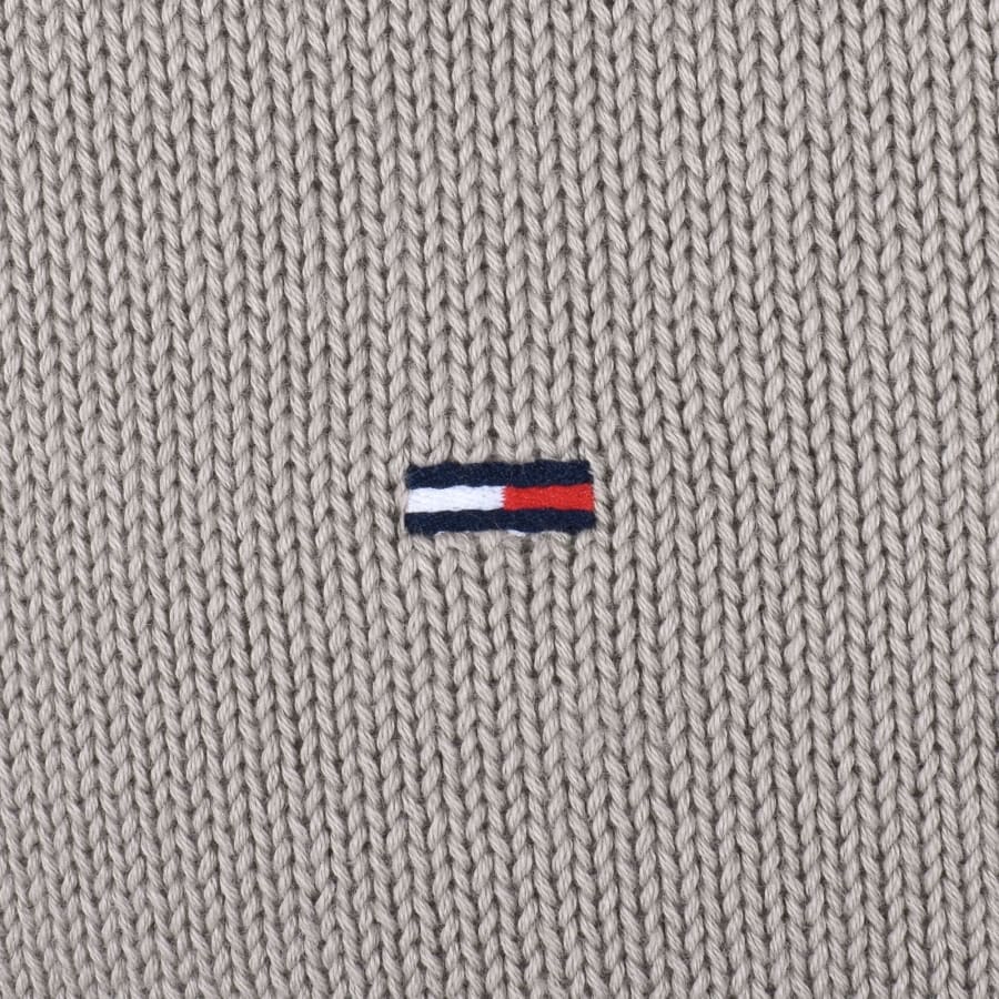 Image number 3 for Tommy Jeans Flag Slim Fit Sweatshirt Grey