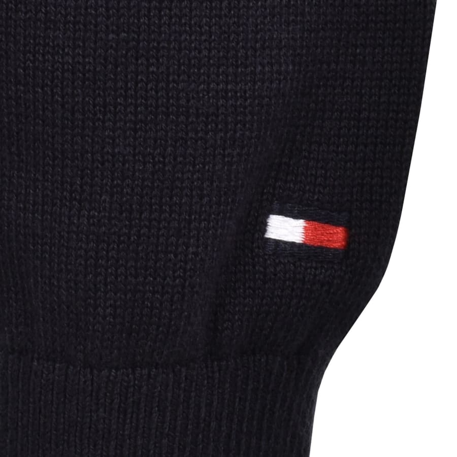 Image number 3 for Tommy Hilfiger Over Shirt Jumper Navy