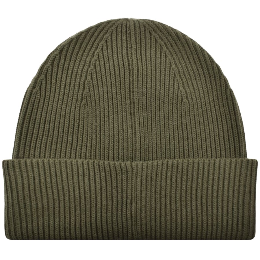 Image number 2 for Calvin Klein Patch Rib Beanie Green