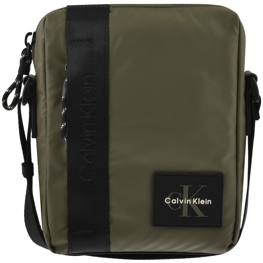 Image number 1 for Calvin Klein Reporter Bag Green
