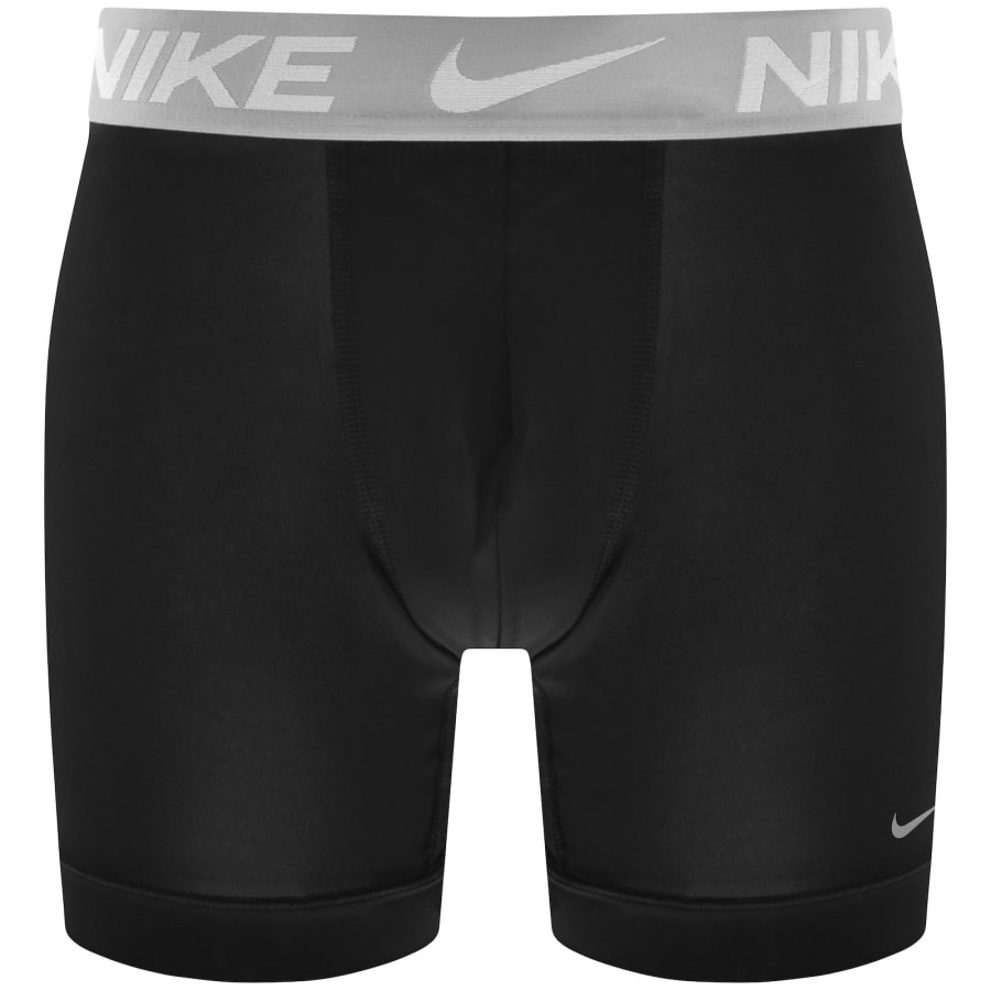 Image number 3 for Nike Essential Micro 5 Pack Boxer Briefs Black