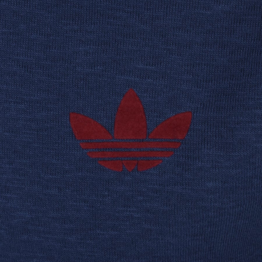 Image number 3 for adidas Originals Ringer T Shirt Navy