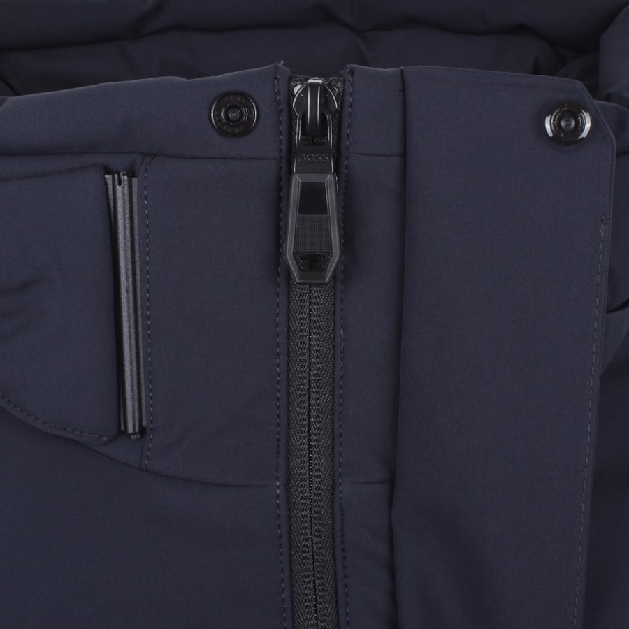 Image number 5 for BOSS OW Block X Down Jacket Dark Blue