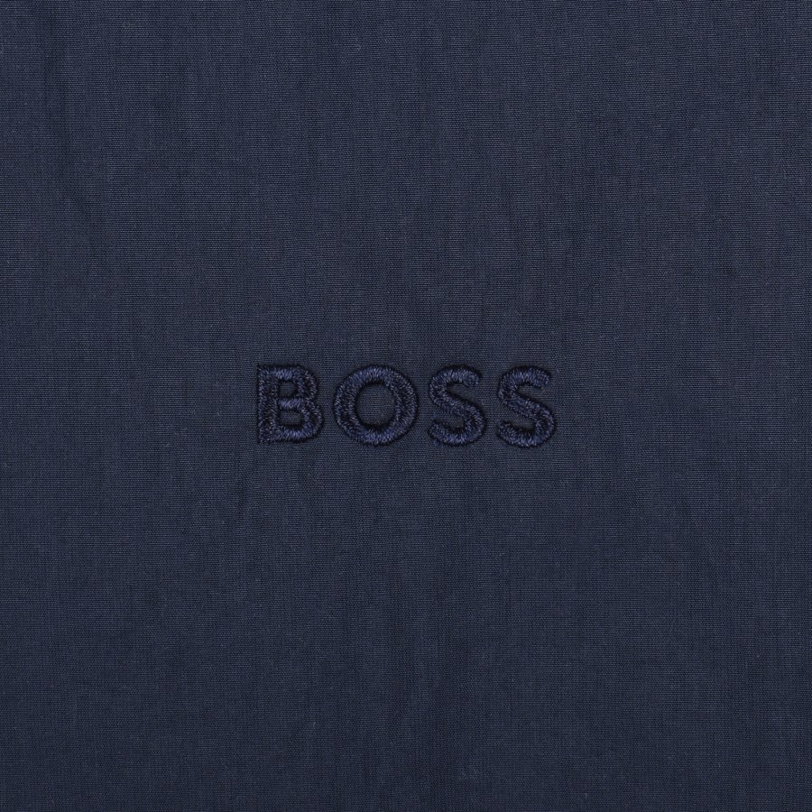 Image number 5 for BOSS Teddyflip Reversible Jacket Dark Blue