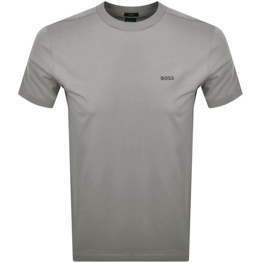 Image number 1 for BOSS Regular Fit T Shirt Open Grey