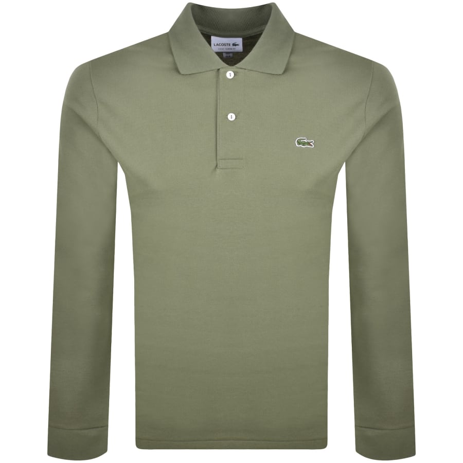 Image number 1 for Lacoste Classic Fit  Polo T Shirt Green