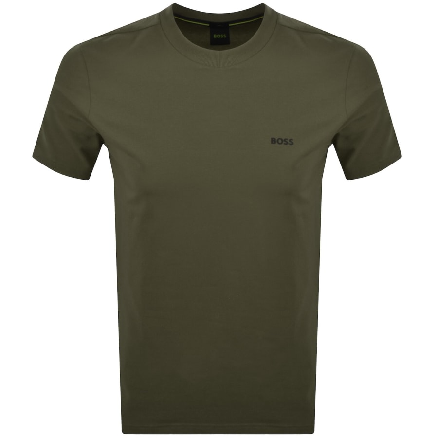 Image number 1 for BOSS Tee T Shirt Open Green