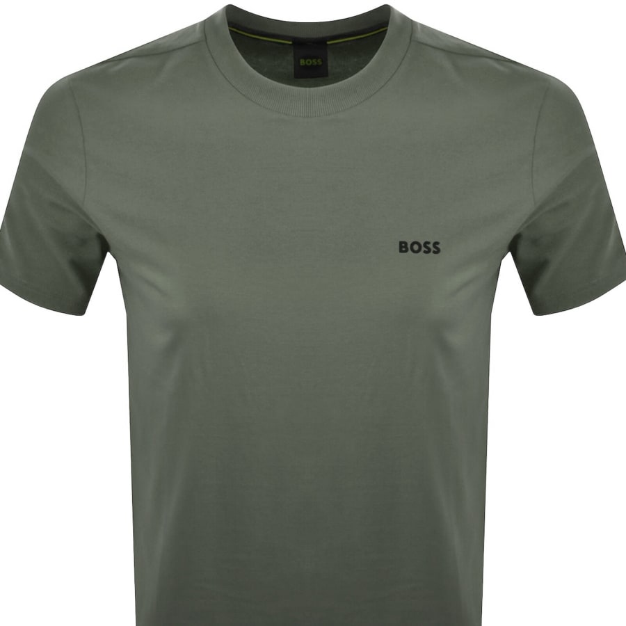 Image number 2 for BOSS Tee T Shirt Green