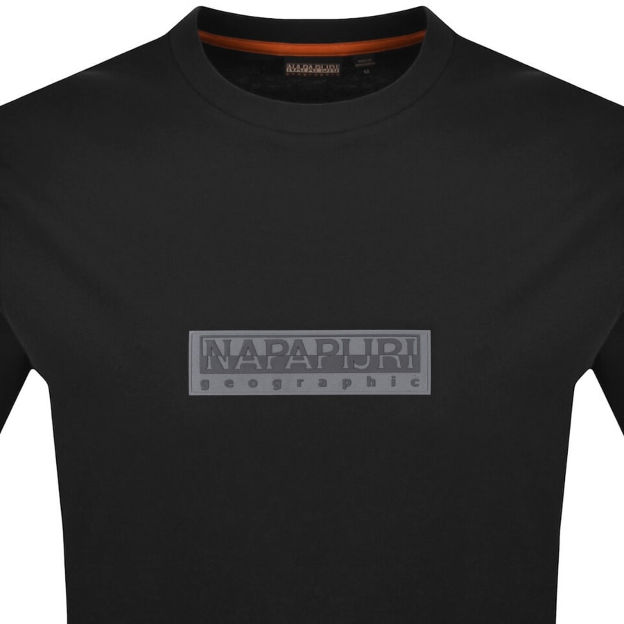 Image number 2 for Napapijri S-Box Logo T Shirt Black