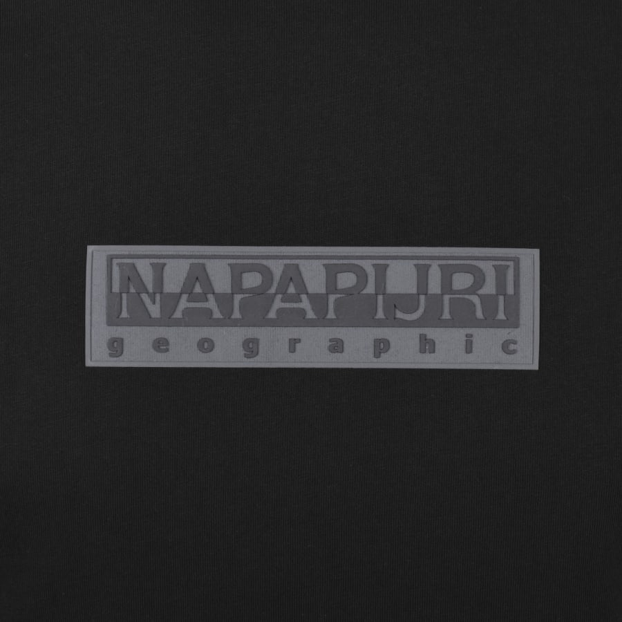 Image number 3 for Napapijri S-Box Logo T Shirt Black