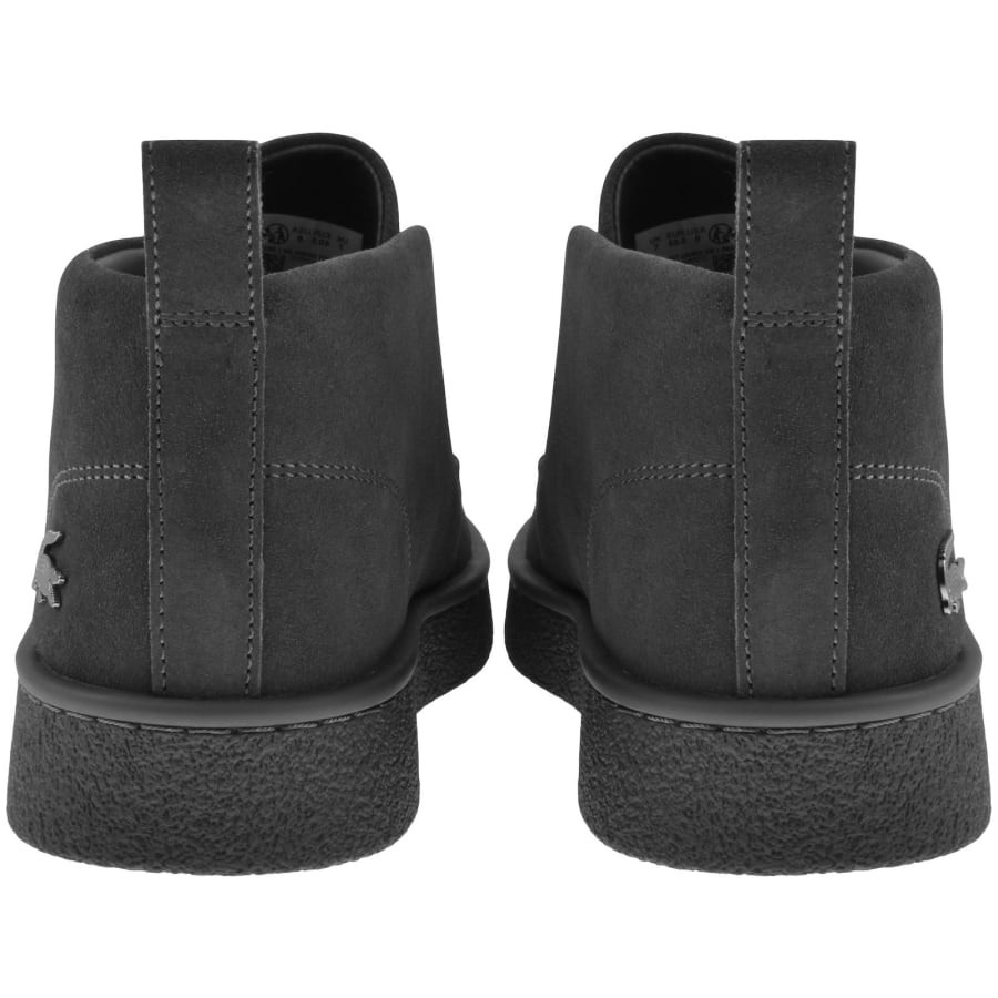 Image number 2 for Lacoste Baseshot Chukka Trainers Grey