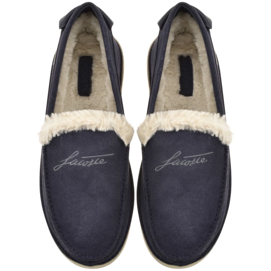 Image number 1 for Lacoste Aubrey Slippers Navy