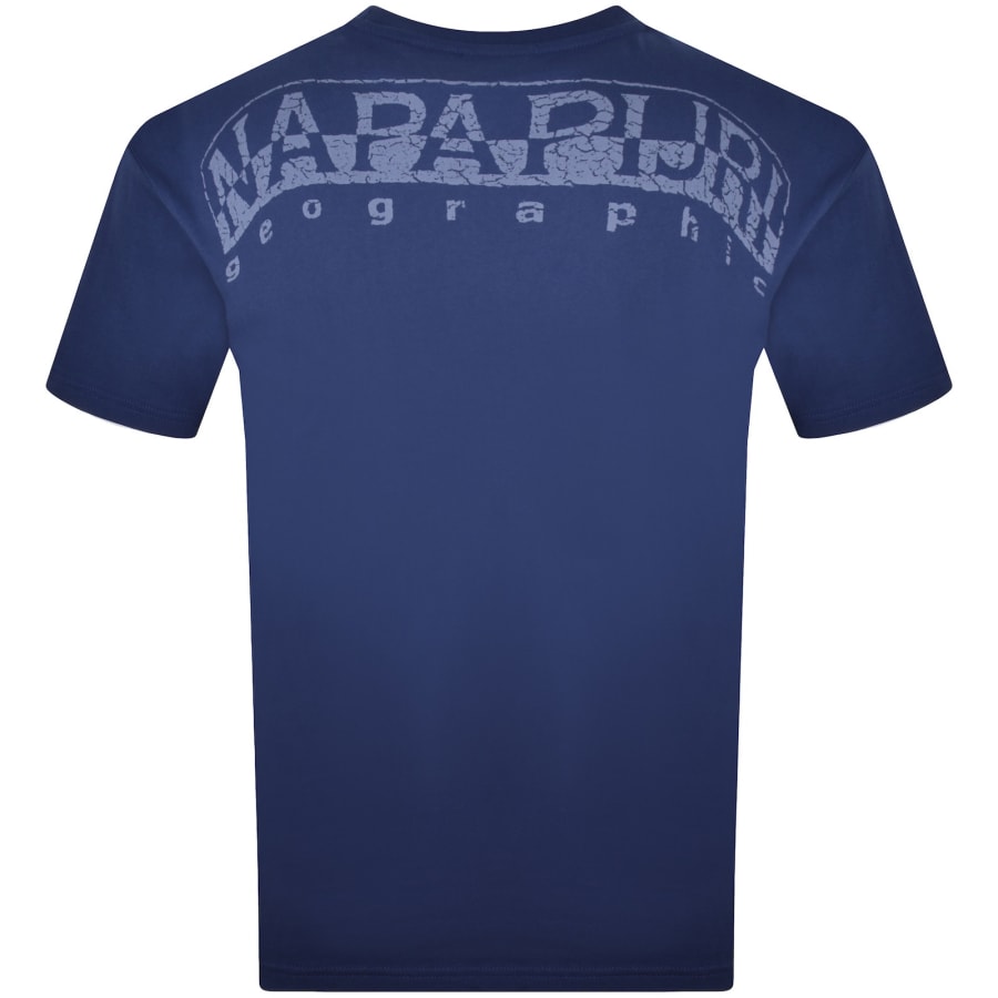Image number 5 for Napapijri Yourte Logo T Shirt Blue