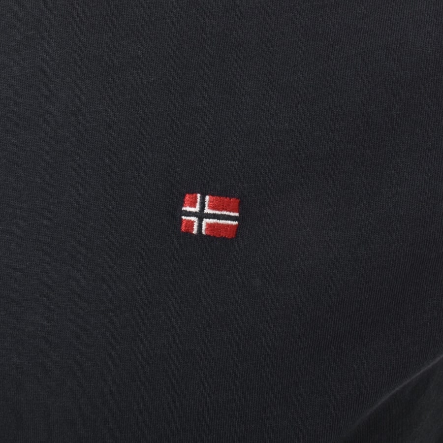 Image number 3 for Napapijri Salis Logo T Shirt Black