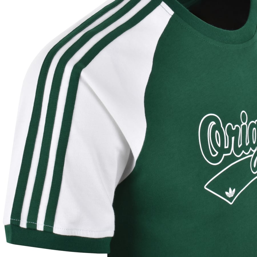 Image number 4 for adidas Originals Cali Ori T Shirt Green