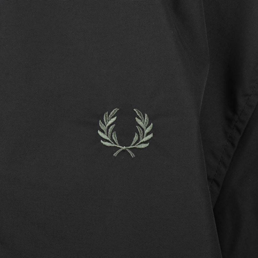 Image number 3 for Fred Perry Brentham Hooded Jacket Black