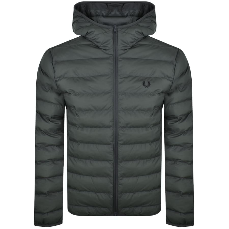 Image number 1 for Fred Perry Insulated Jacket Green
