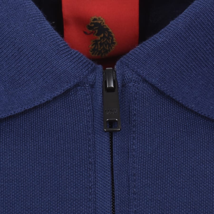 Image number 4 for Luke 1977 Texas Tipped Polo T Shirt Navy